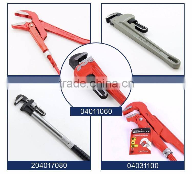 America type Angle Multi Heavy Duty Aluminum Pipe Wrench from China