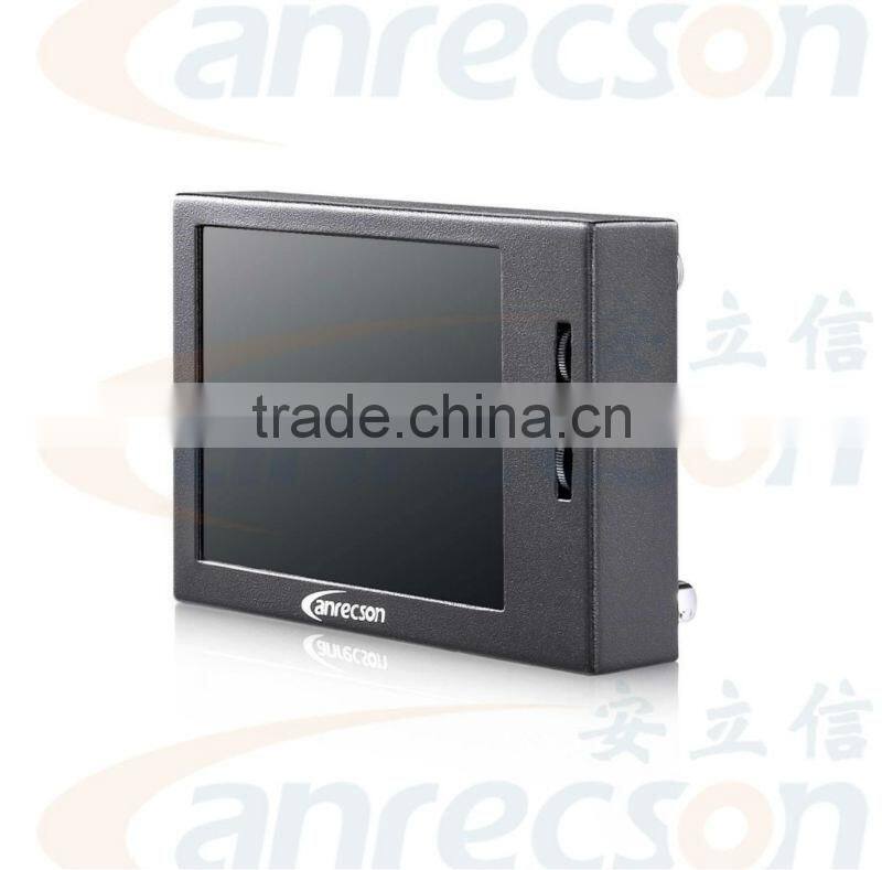 5 inch Rugged metal case cctv monitor for surveillance system