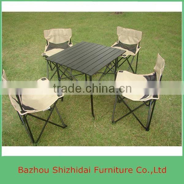 Fabric Picnic Folding Table And Chairs Set