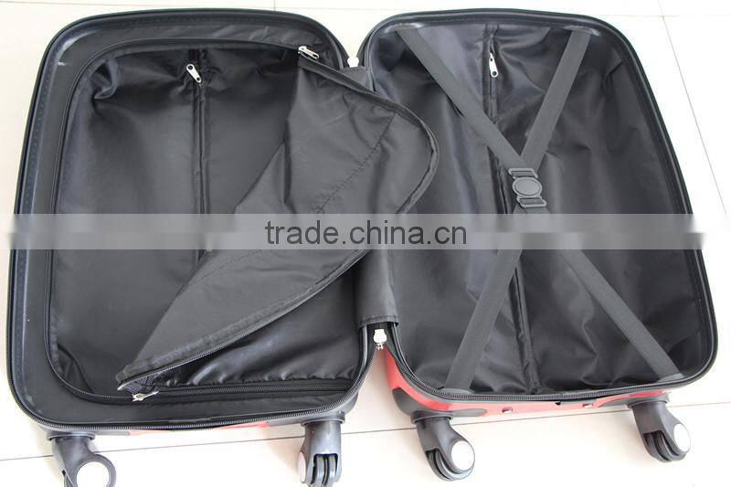 Beautiful fashion ABS hard material Luggage Trolley Case Flower design