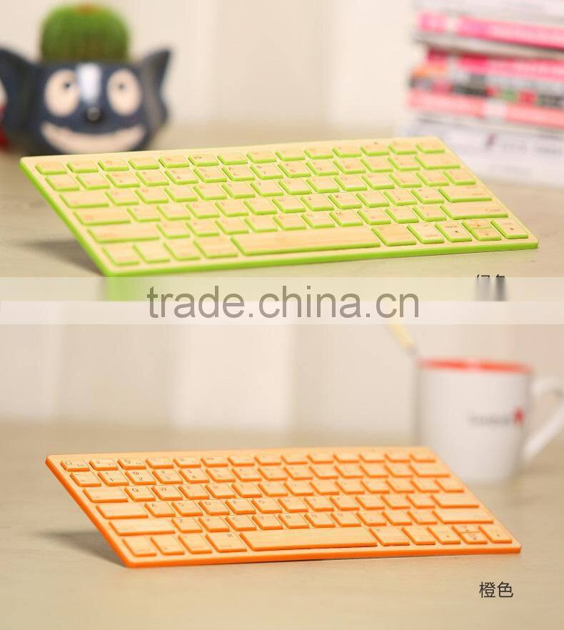 Nature Mini Bamboo Bluetooth 3.0 Keyboard for android with factory price
