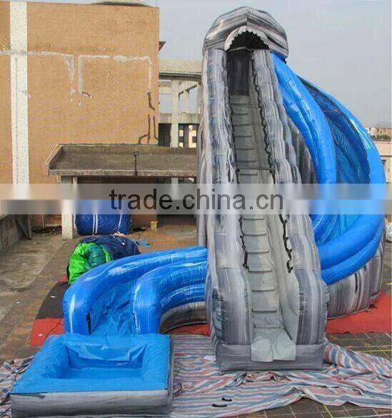 Hola yellow bouncy castle/inflatable bouncy castle with water slide/bouncer house