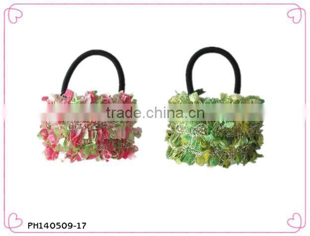 2014 new design Opened Circle Cuff Hair Band Ponytail Holder