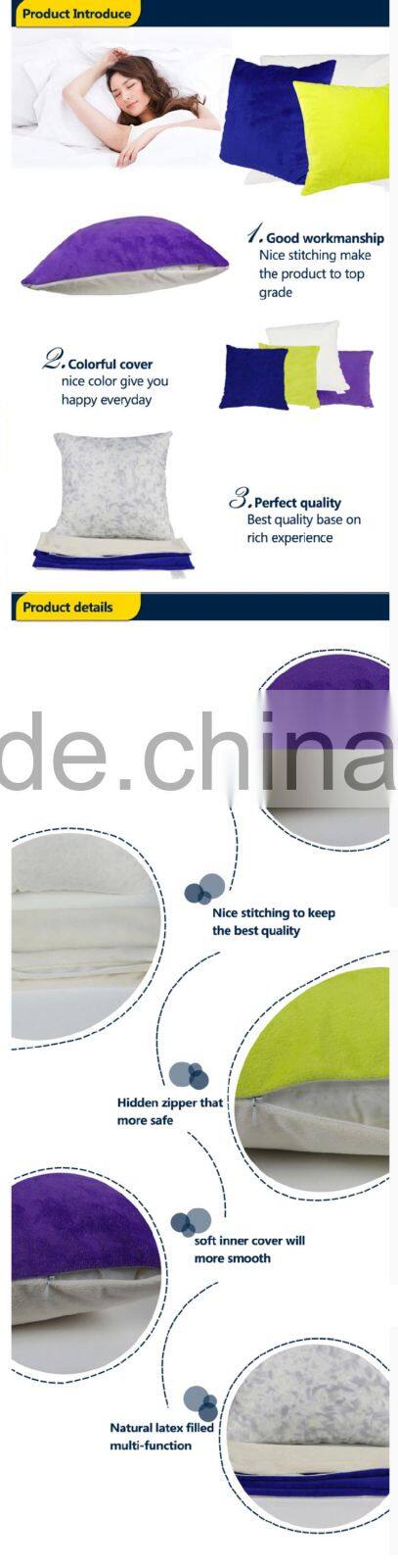 Multi Color Latex Throw Pillow Good Quality Shredded Latex Pillow