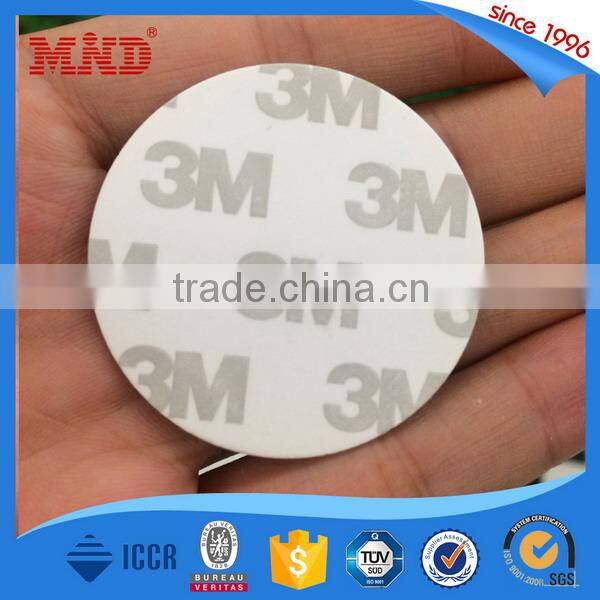 MDE191 NFC practical RFID Epoxy crystal Tag With 3M Adhesive