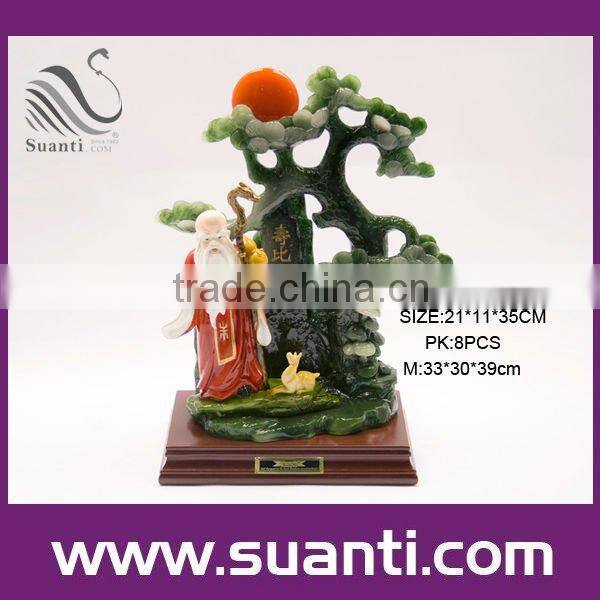 2015 Wholesale Chinese wholesale resin indoor fengshui wealth decoration for sale