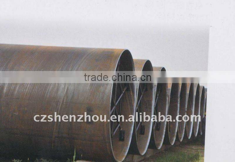PE steel transition threaded pipe