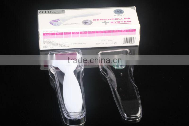 Dermaroller 1200 microneedles body roller for stretch mark treatment