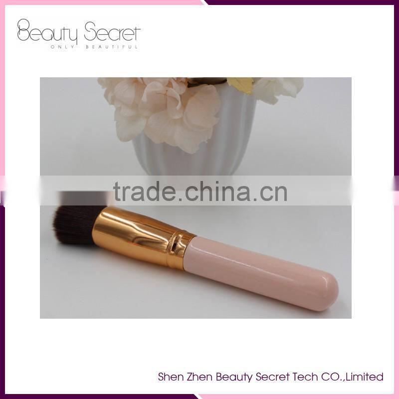 Custom made makeup brushes professional pink mini travel makeup brush set 8pcs