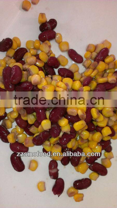 400g Canned Mixed Red Kidney Beans and Sweet Corn Chinese Supplier