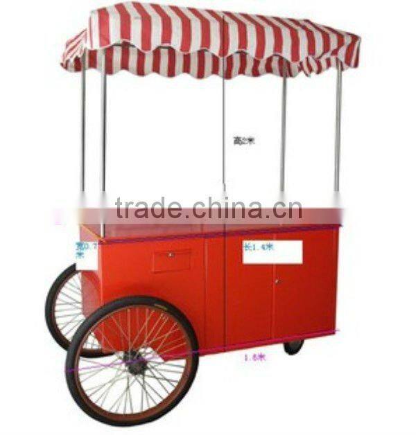 JX-IC160 Jiexian Ice cream machine & Ice slush machine Mobile italian ice cream cart
