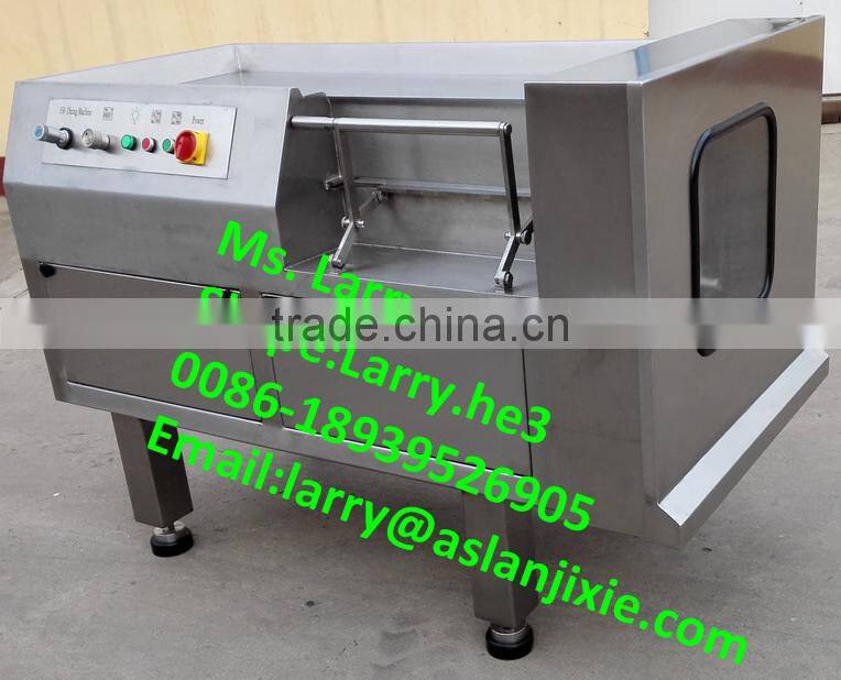 automatic meat cube dicing machine/frozen meat dicer/frozen meat dicing machine