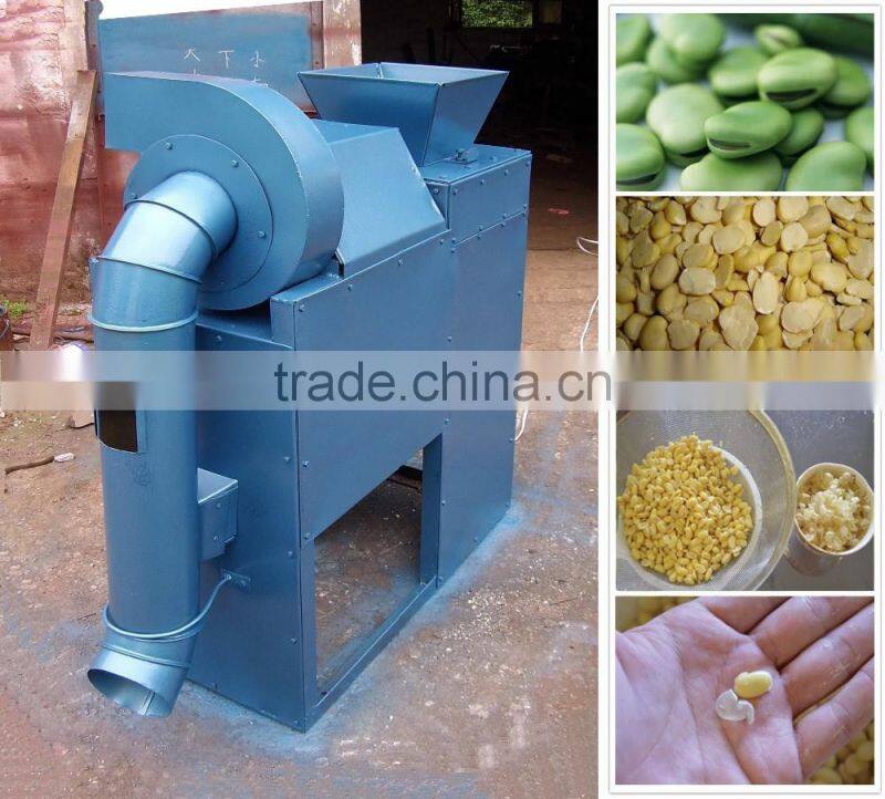 soybean dry way dehulling machine,bean skin peeling machine