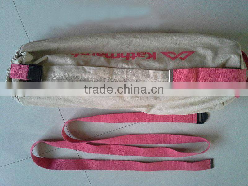 Custom Brand Cotton Yoga Mat Bag (BSGJH019)