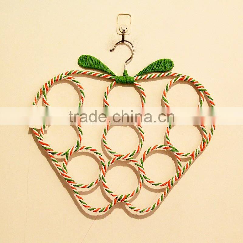 2016 NEW Style Apple-shaped circle made of paper 9 scarves scarf hanger racks for women scarf holder