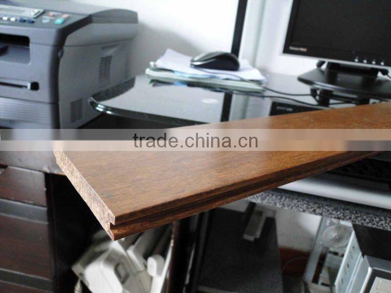 2014 Jiangxi Feiyu carbonized strand woven quick click lock bamboo flooring
