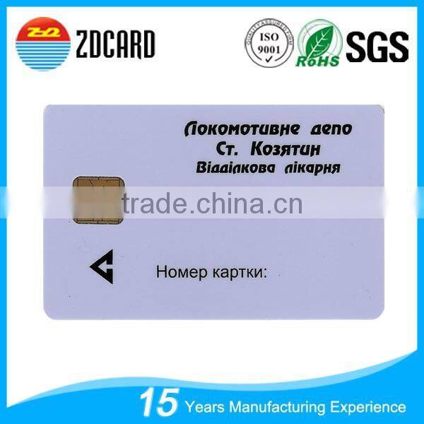 Blank contact JCOP plastic java chip card with magnetic stripe