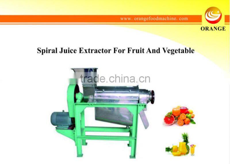 Spiral Juice Extractor For Fruit And Vegetable (Or with crushing machine) OR-1.5