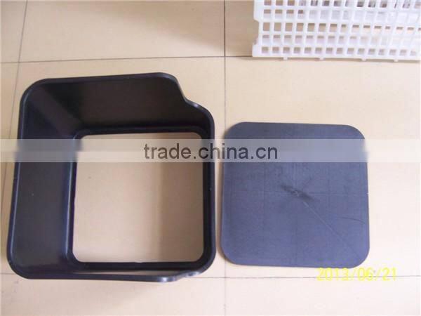 Duck nest for laying with modified raw plastic