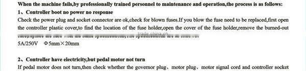 Servo Motor for Heavy Duty Double Needle Computer Controlled Sewing Machine
