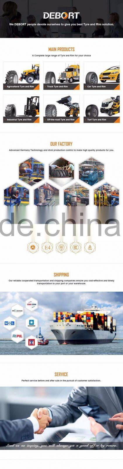 Alibaba website agricultural tire and tractor tire 7.5-20
