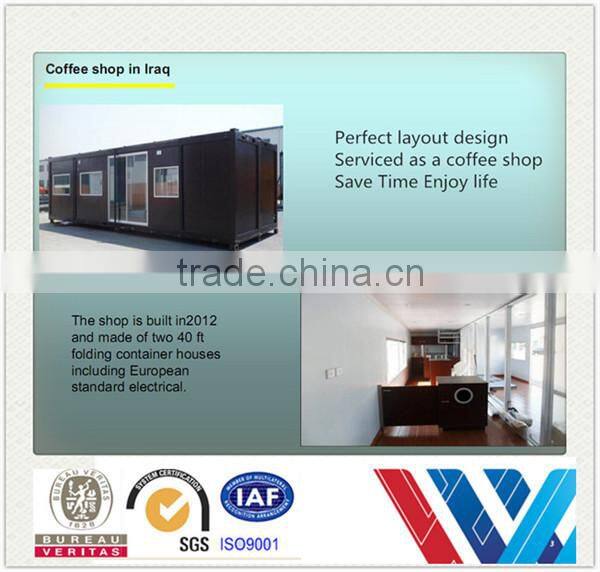 China manufacture container house office container hotel room luxury