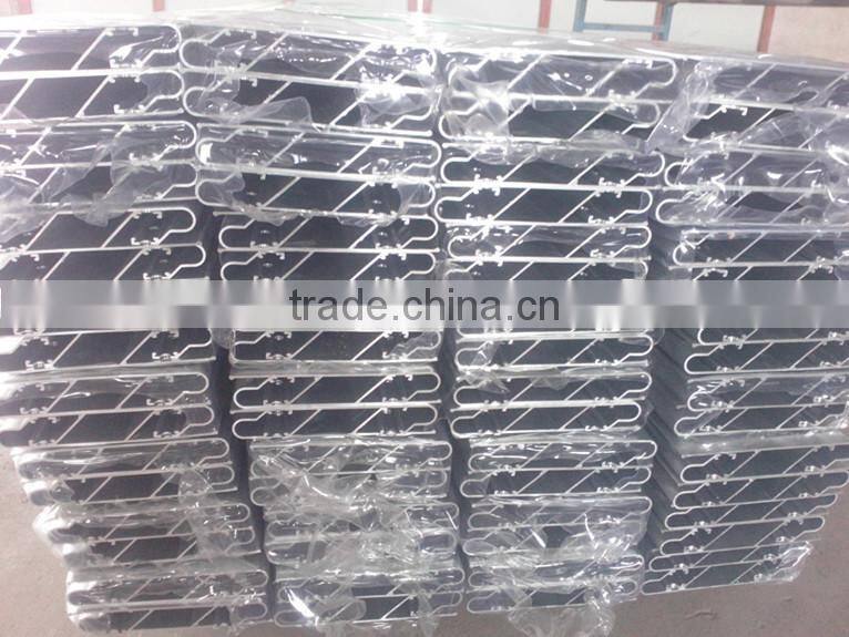 Oval aluminum extrusion tube