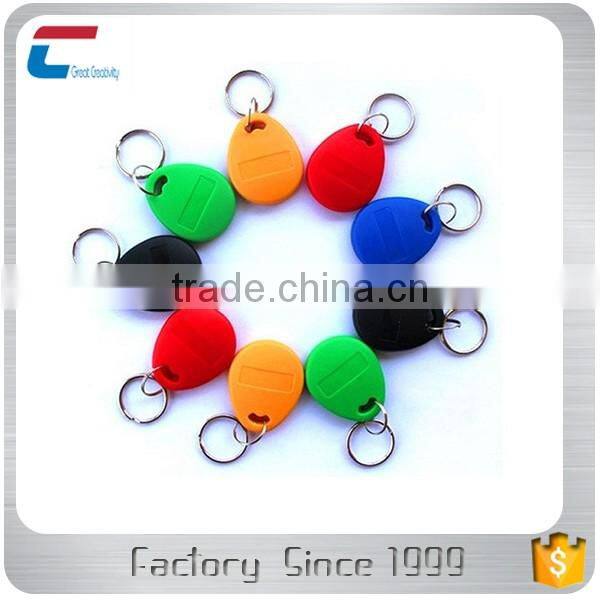 13.56MHz RFID key chain fobs printable programmable writable NFC key fob tag
