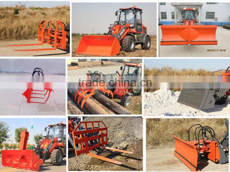 Everun ER06 Landmaschine hydrostatik mini Radlader/Hoflader mit Schaufel