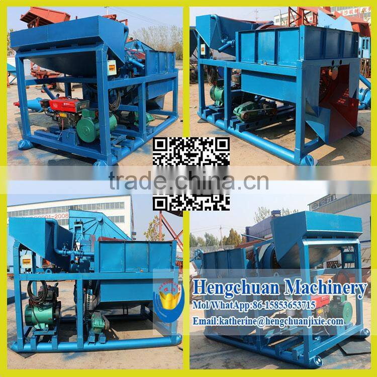 China New Product for 2016 Skid Type 10 Tons Per Hour Small Gold Trommel/Trommel Screener for Sale