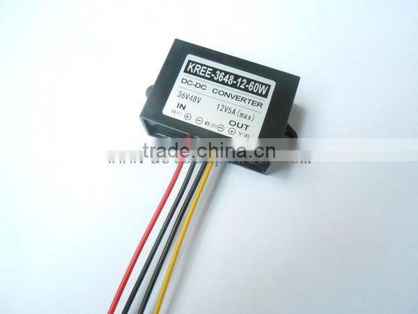 36V48V turn 12V5A power converter DC / DC step-down DC power supply module 12V3A4A5A foot