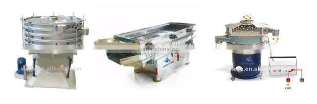 Vbrating screen for egg power