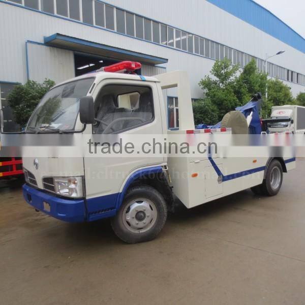 DONGFENG 4*2 Towing lifting combined wrecker truck 4ton