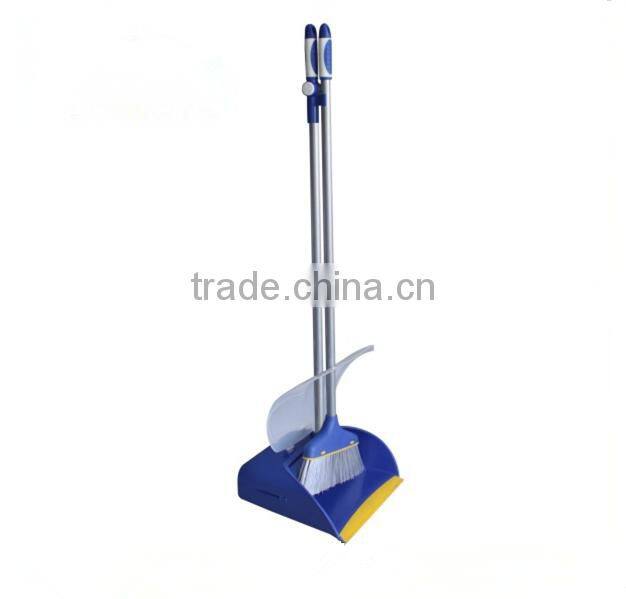 Useful Plastic Duspan With Broom And Dustpan With Lid