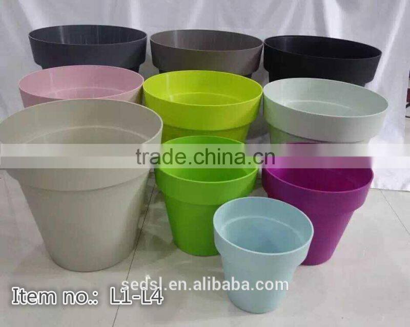 color self-watering garden flower pot