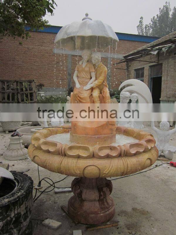 Modern Outdoor Marble Figure Fountain