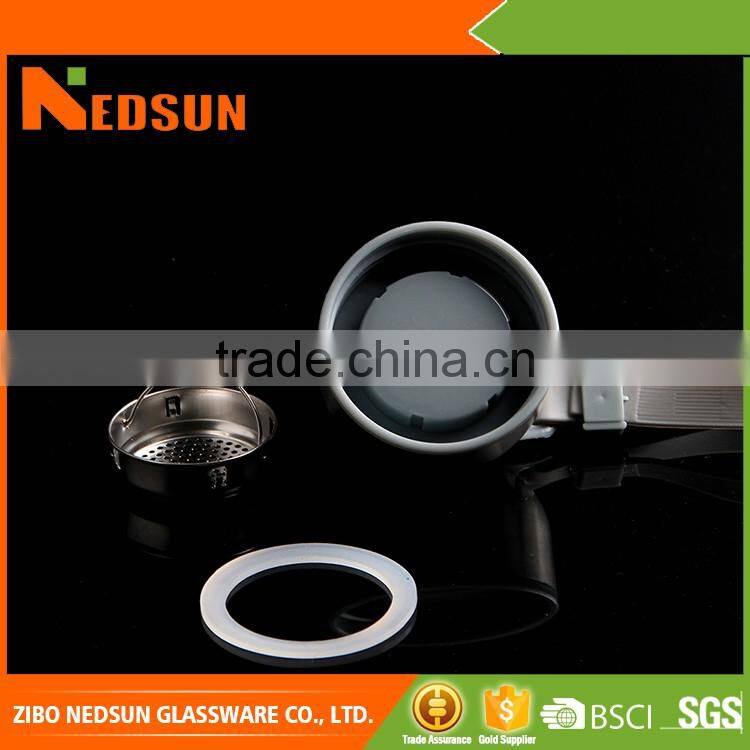 New design glass drinking water bottle with adiabatic sleeve