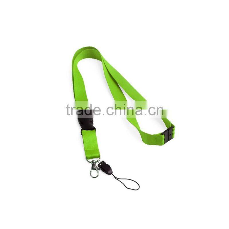 lanyard with safety clip and keyholder,promotional polyester neck lanyard