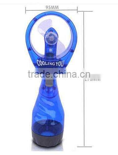 water fan plastic mini fan for kids in summer