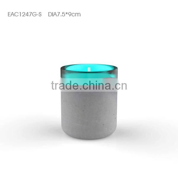 New Year Cute Elephant Shape Ceramic cement Candle Holder