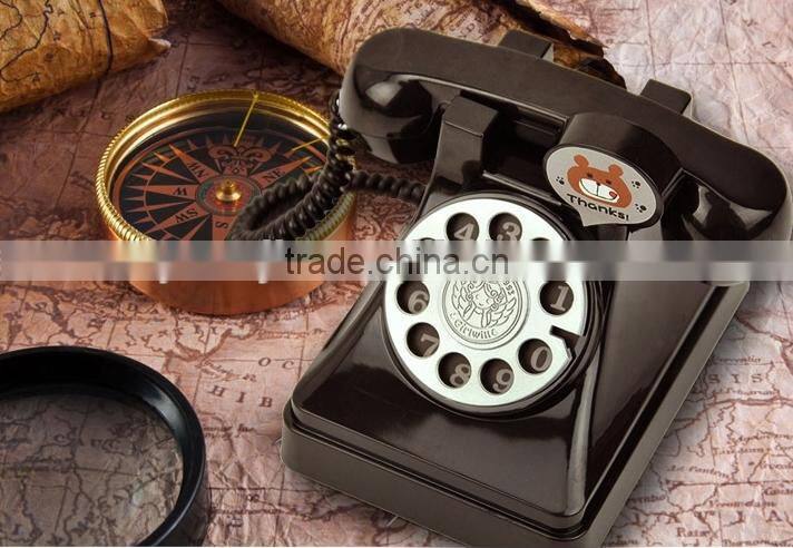 Supply creative Cartoon telephone piggy bank / saving box / money box