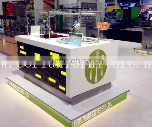 Customized juice bar counter / snack bar counters / countertop snack bar