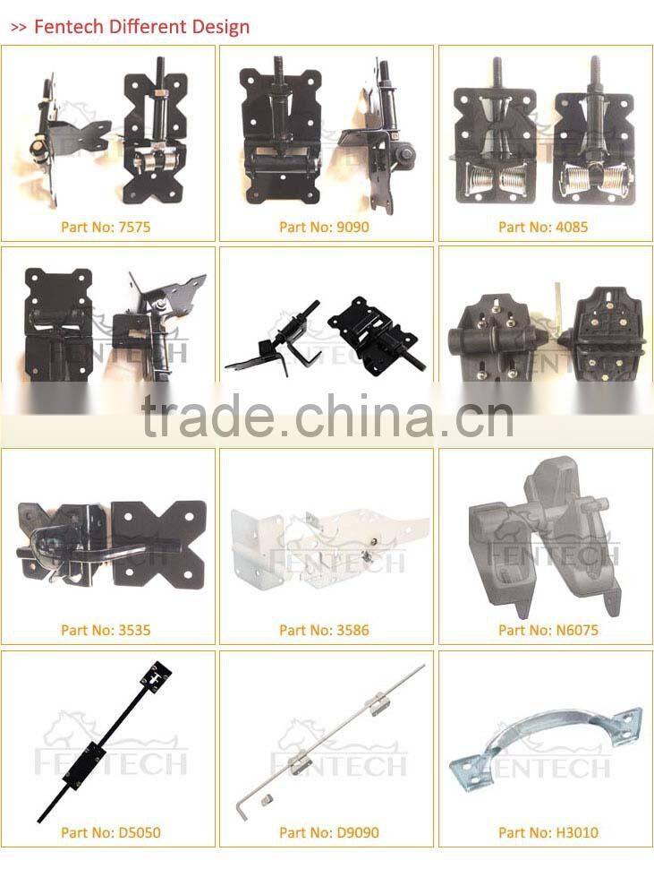 Stainless steel 304 material fence gate hardware, Black/White coated