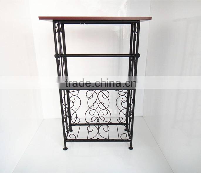 Metal frame Iron Brace French Style Kitchen Bathroom Side Table