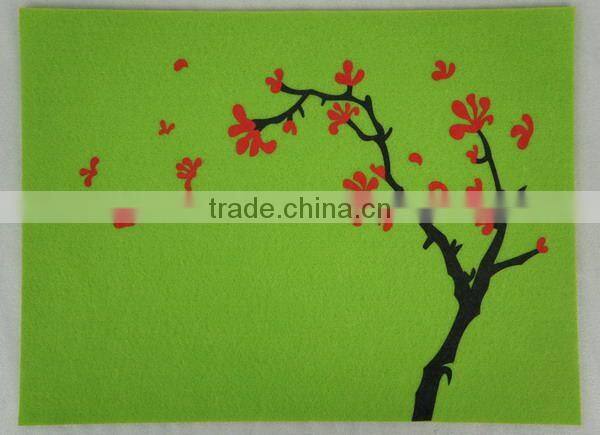 elegant whole sale laser cut felt placemat with good quality