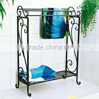 metal standing towel racks