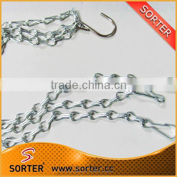 wholesale stainless steel black metal link chain