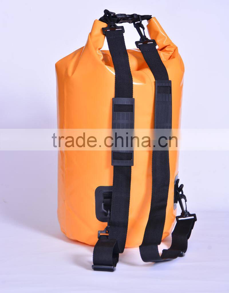 Wholesale custom logo 5L 10L 30l PVC tarpaulin floating boating ocean pack dry bag with valve backpack Waterproof Dry bag