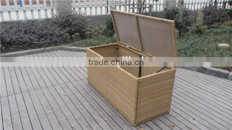 Alumi Garden PE Rattan Storage Boxs With Cushion Wholesale