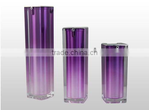 round empty cosmetic plastic jar